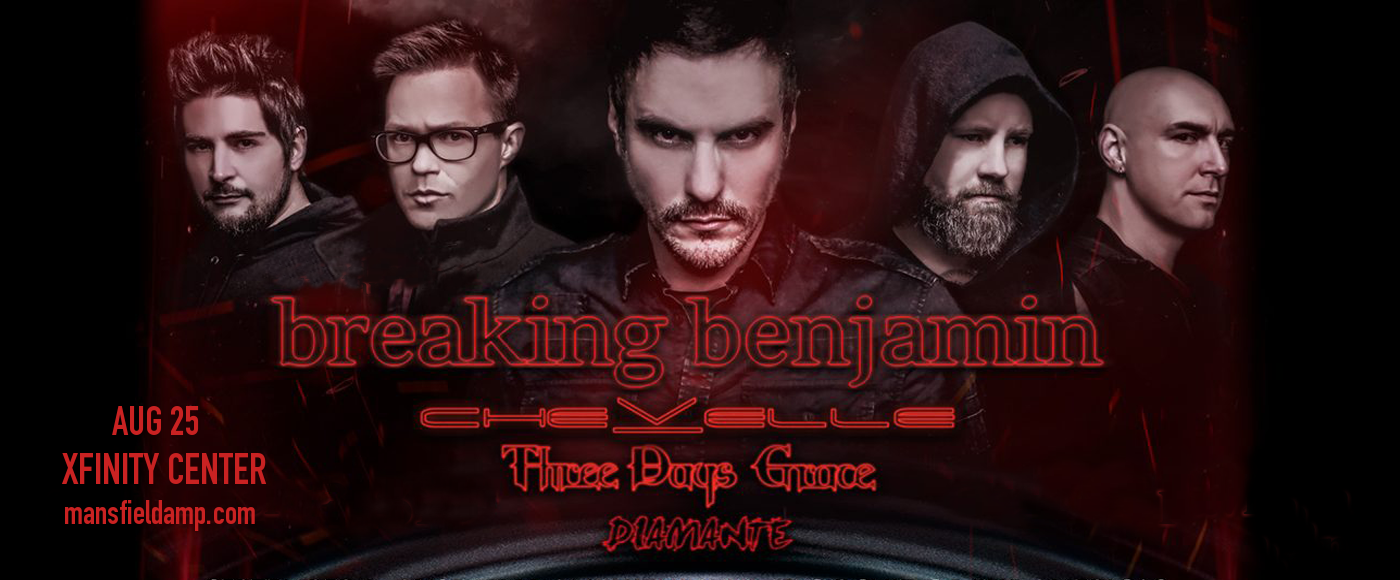 Breaking Benjamin & Three Days Grace at Xfinity Center