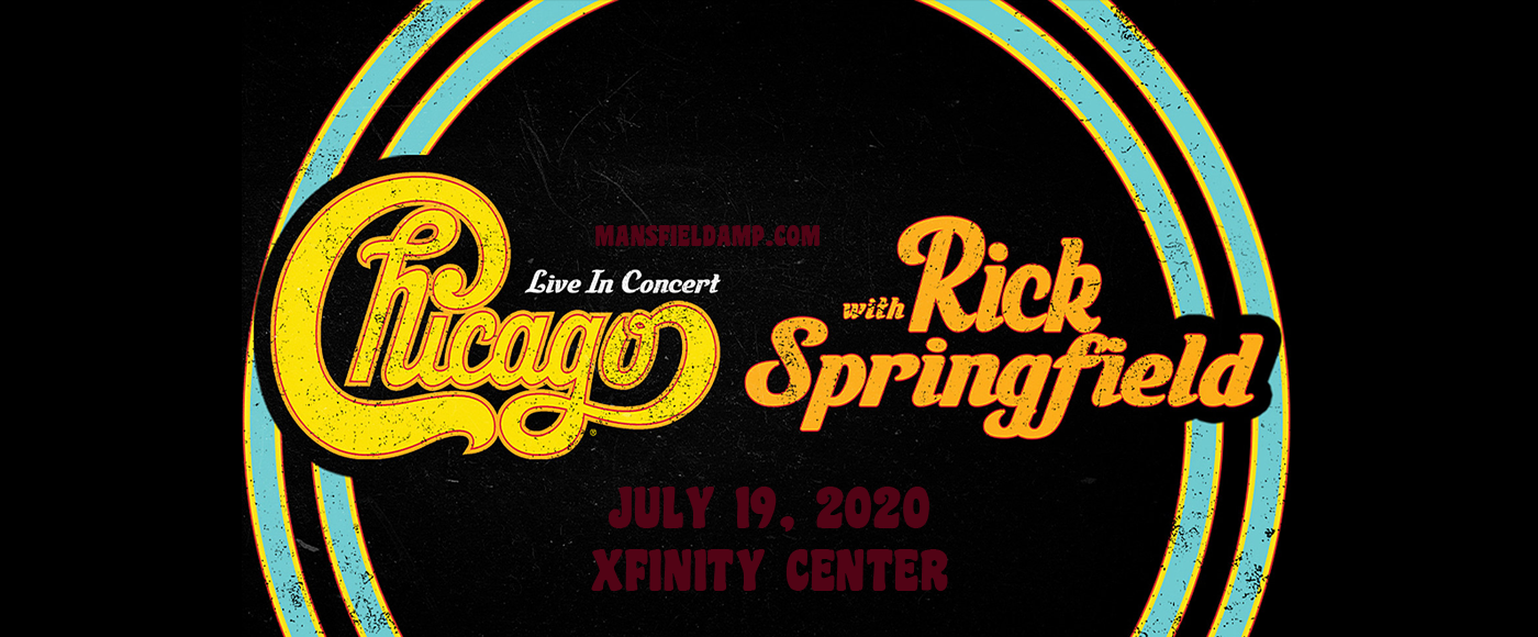 Chicago - The Band & Rick Springfield at Xfinity Center tickets Chicago - The Band & Rick Springfield at Xfinity Center