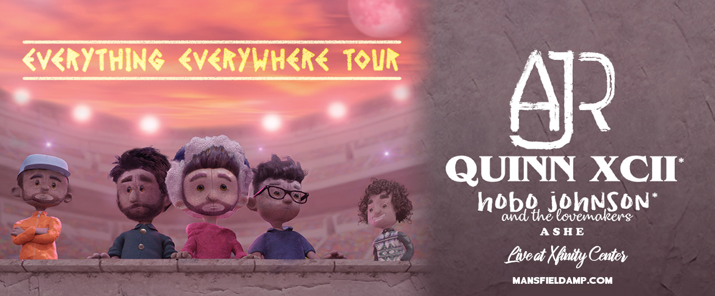 AJR, Quinn XCII & Hobo Johnson and The Lovemakers at Xfinity Center tickets AJR, Quinn XCII & Hobo Johnson and The Lovemakers at Xfinity Center