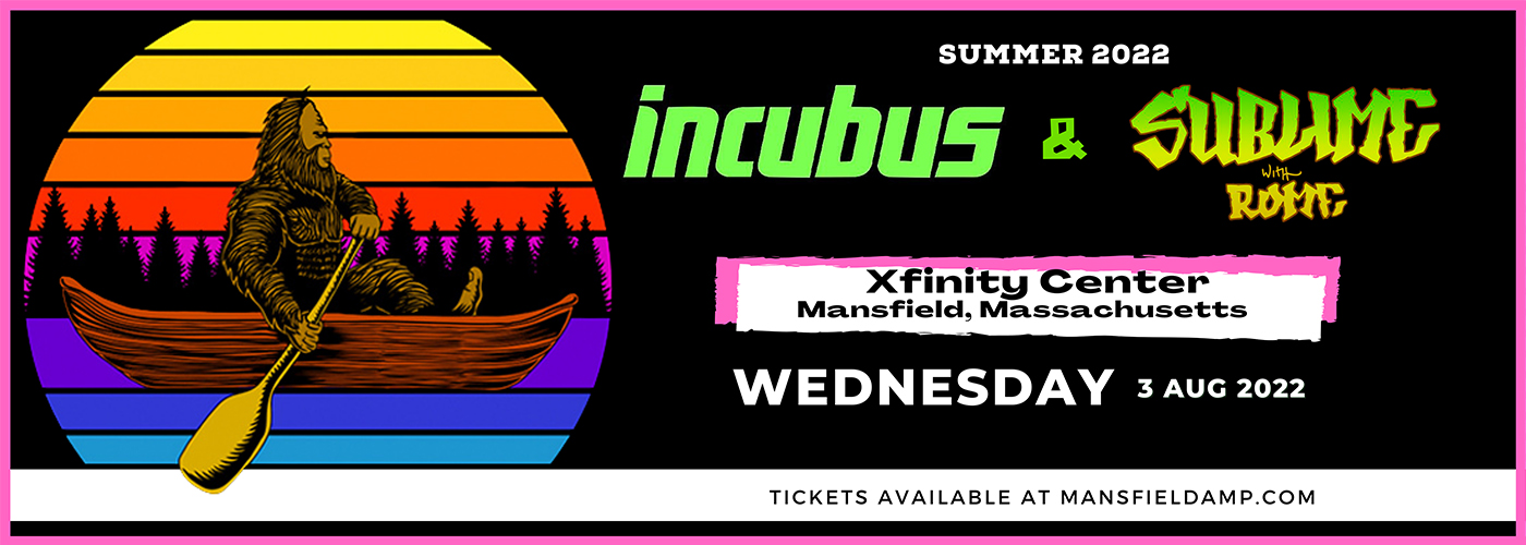 Incubus & Sublime With Rome at Xfinity Center
