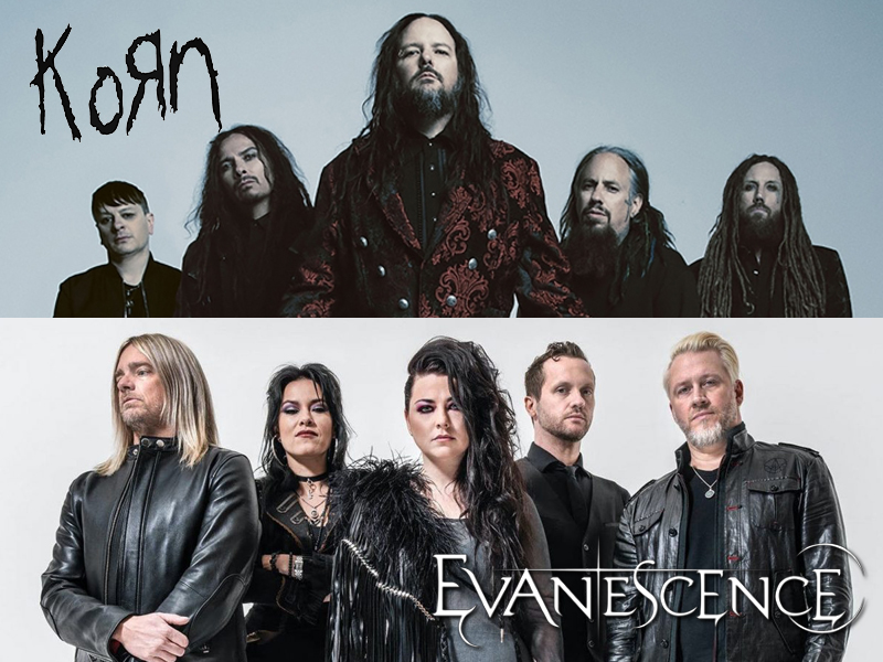 Korn & Evanescence at Xfinity Center