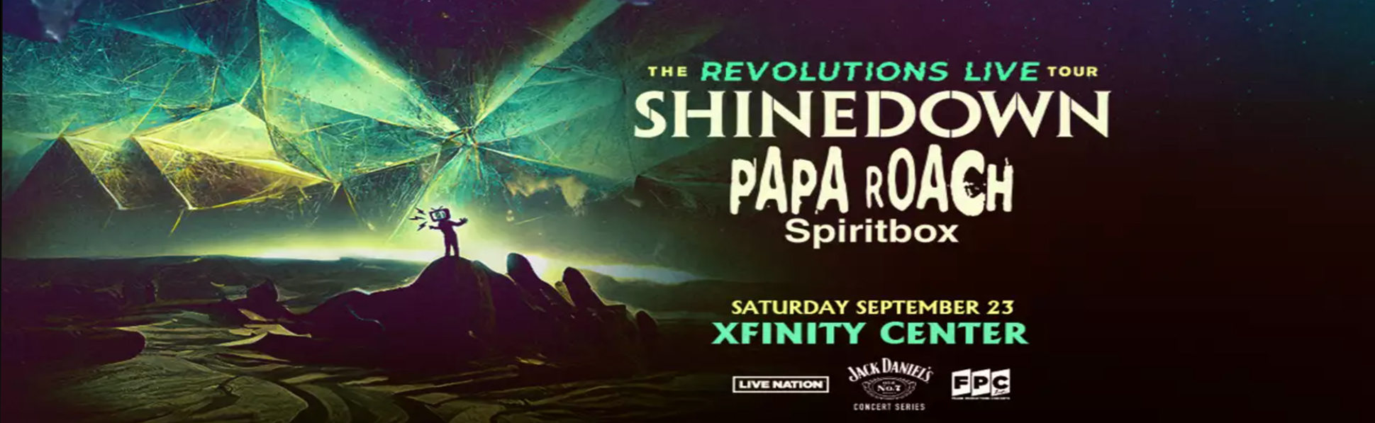 Shinedown, Papa Roach & Spiritbox at Xfinity Center