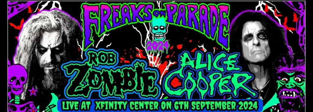 Rob Zombie & Alice Cooper at Xfinity Center - MA