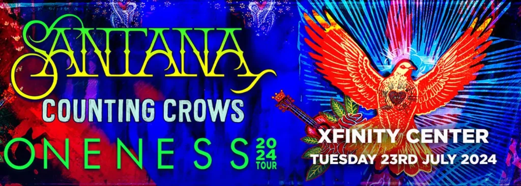 Santana & Counting Crows at Xfinity Center - MA