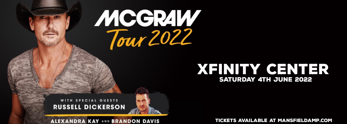 Tim McGraw & Russell Dickerson at Xfinity Center