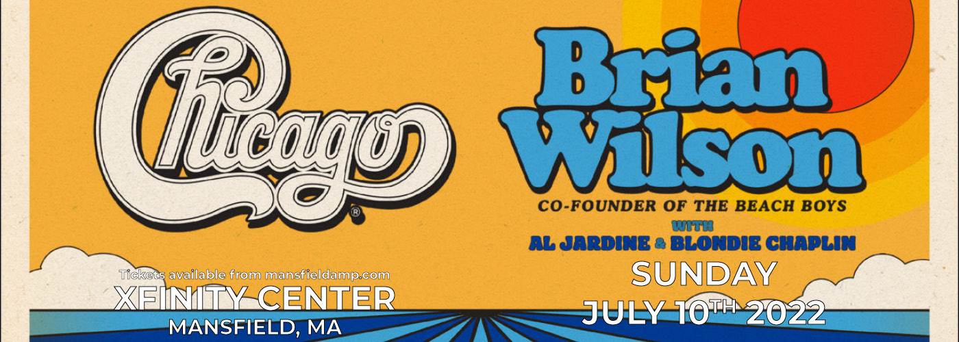 Chicago - The Band, Brian Wilson, Al Jardine & Blondie Chaplin at Xfinity Center