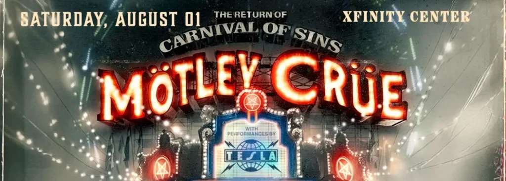 Motley Crue & Tesla at Xfinity Center - MA